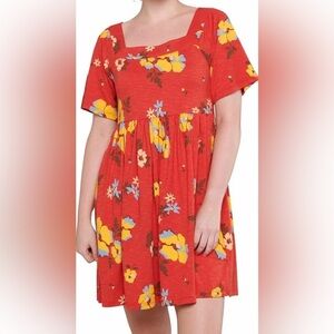 Toad&Co Scarlet Floral Mini Dress Size Small